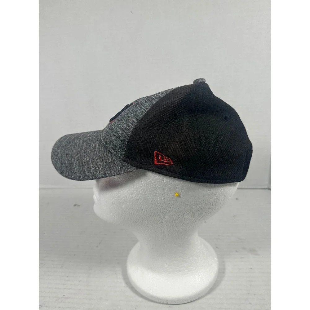 New Era Washington Nationals Youth MLB 9FORTY Adjustable Baseball Hat Grey Black
